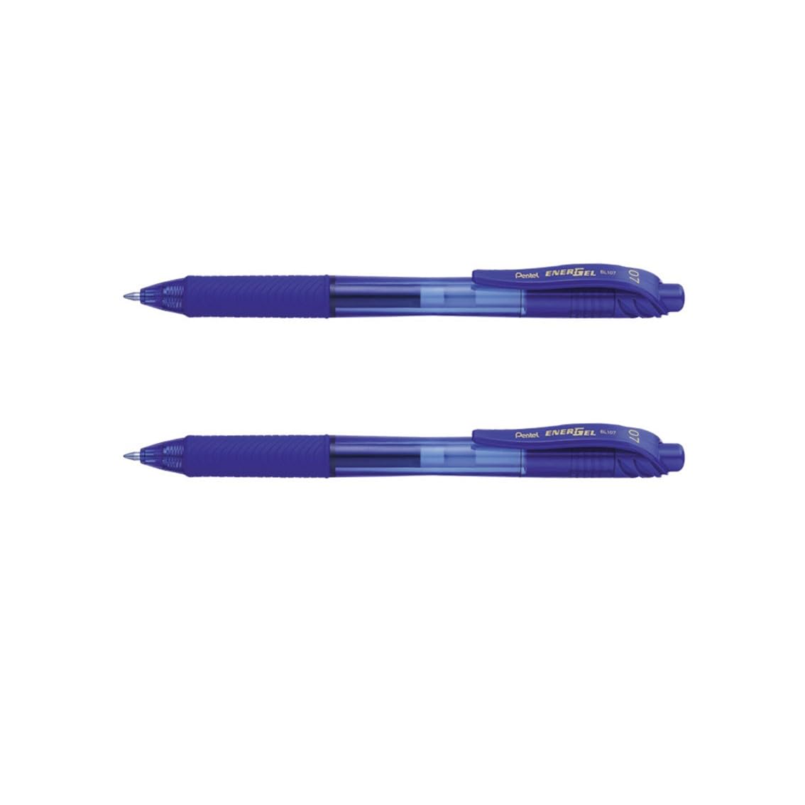 Pentel Energel-X Gelstift 0,7 Mm – 2er Pack, Schwarz, Mit Gummigriff, Schnelltrocknend