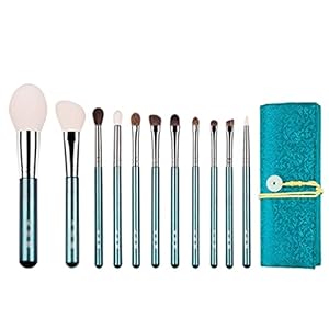 Makeup Brush-Pearly Green 11pcs Soft Comestic Brushes Set-cosmetic Tool&beauty Pen for Beginers