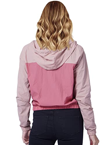 Image of ONLY Women Pink Colourblocked Bomber Jacket