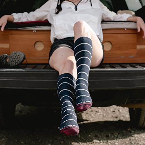 CloudLine - Merino Wool UL Graduated Compression Socks - Merino Wool, Seamless Toe, Thin, Moisture Wicking, Anti-Blister2