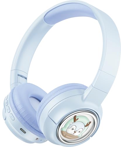 Casque enfant Porodo Soundtec bleu pour les trajets en voiture