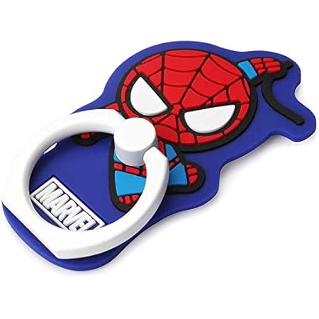 Amazon カラー スパイダーマン 多機種対応 マーベル ヒーロー スマホ リング 下落防止 リングホルダー リングストラップ スタンド スマホ ホルダー スマホリング グッズ Marvel キャプテンアメリカ アイアンマン スパイダーマン ヴェノム 指輪型 Iphone Galaxy
