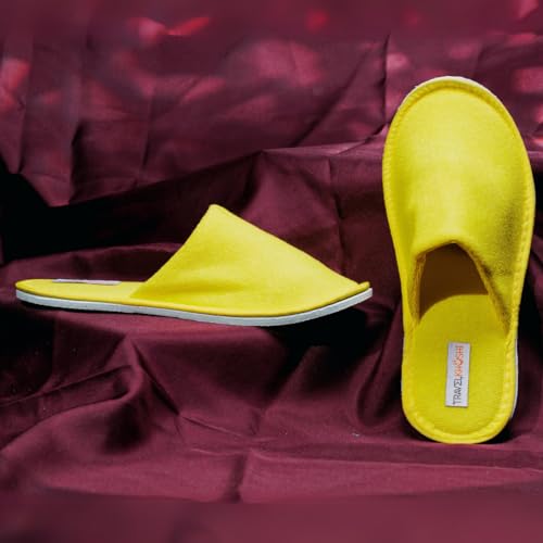 Image of Travelkhushi Unisex House Slippers For Winter & Summer Carpet Slippers for Bedrooms Indoor Home Slipper Comfy Soft Cozy Flip Flops