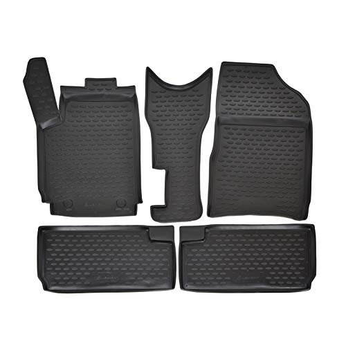 Set Tappetini Jaguar XJ6 (1997-2003) Velours Nero - Kit 4 Pezzi Fit Perfetto