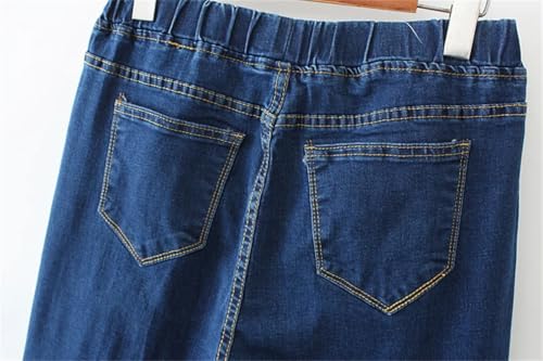 Women's High Waist Vintage Skinny Stretch Jeans3