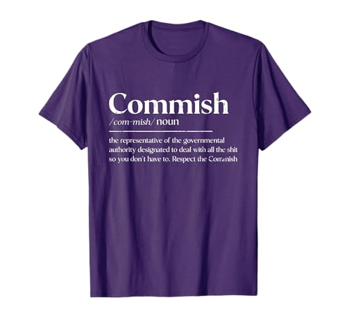 Fantasy Football Commissioner Respect The Commish T-Shirt