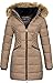 Produktbild Geographical Norway Damen Steppjacke Winterparka Abby Kapuze (Taupe, L)