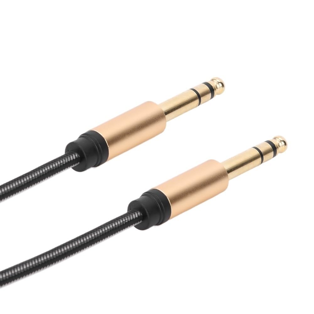 Kabel instrumentu gitarowego 1,8 m 6,35 mm męski na męski TRS kabel audio stereo profesjonalny kabel gitarowy