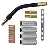 Set di punte per saldatura componentizzate con piano ergonomico conducibilità elettrica rinforzata per operazioni di saldatura continua Punta di spostamento trasmissiva