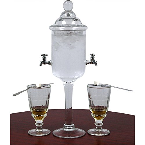 Glass Absinthe Fountain - Two Faucets
