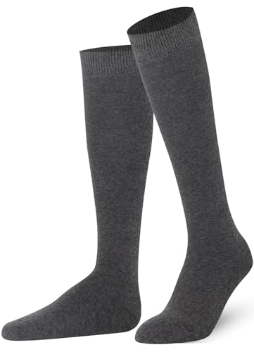 Image of Mysocks Knee High Socks for Women Men Combed Cotton Seamless Toe Tall Long High Socks