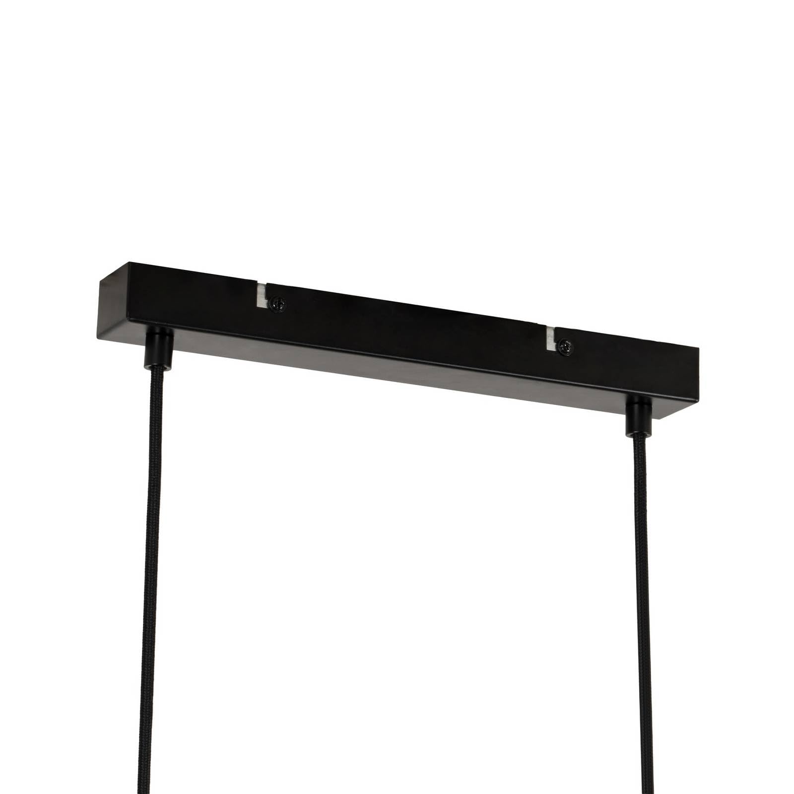 Lindby Lámpara colgante Enrique (Moderno) en Marrón hecho de Vidrio e.o. para Salón & Comedor (4 llamas, E27) lámpara vidrio mesa comedor