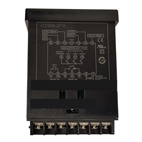 Compteur programmable CT6M-2P2 électronique à double préréglage - 2