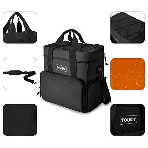Image of TOURIT Small Soft Cooler Bag Insulated, 24 /35 /46-Can Lunch Cooler Bag, Ice Chest, 14.6 /24 /32L Leakproof & Portable Coolers for Picnic, Beach, Camping, Work, Travel, Trip