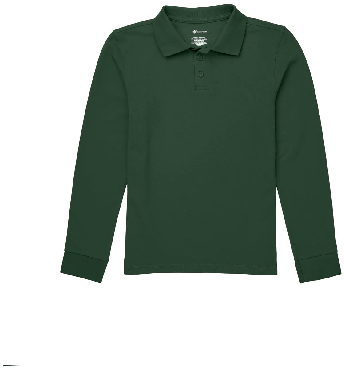 Classroom School Uniforms Big Kid Pique Polo Long Sleeve