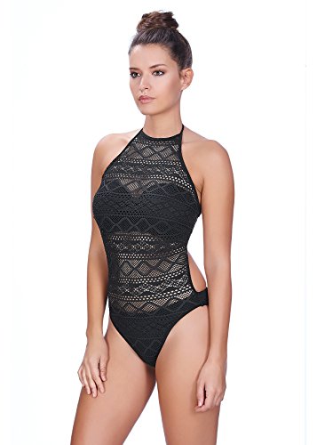Freya Sundance Underwire One-Piece, 36E, Black