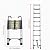 9.5ft Telescoping Ladder, Aluminum Extension Ladder with Hook, Multi-Purpose Collapsible Ladder for Home, RV, and Attic, 330 lbs Capacity, Folding Telescoping Ladder for Daily Use (9.5 FT)