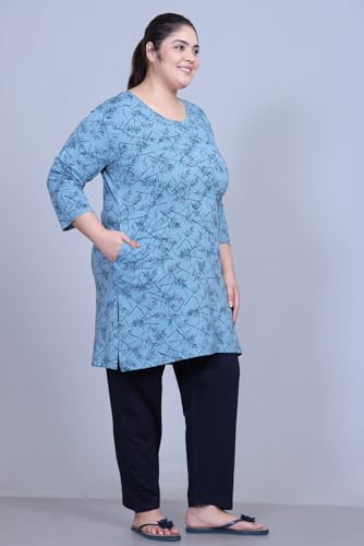 Image of RYSH Women's Plus Size Printed Longline Tops