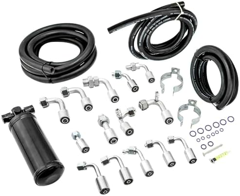 Universal 134a Air Conditioning Extended Length Hose O-Ring Fittings