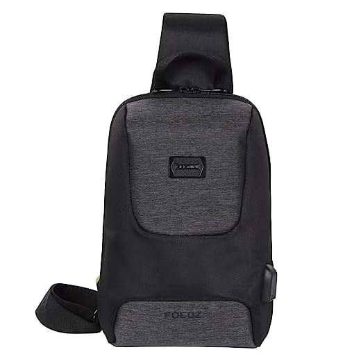 Mochila Alça única Sestini Focuz Preto