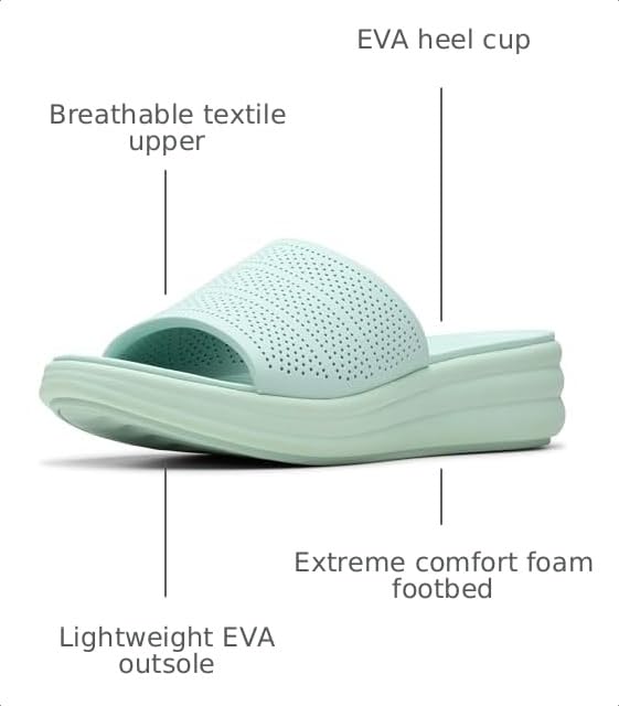Image of Clarks Women's Drift Twist Cloudsteppers Wedge Sandal