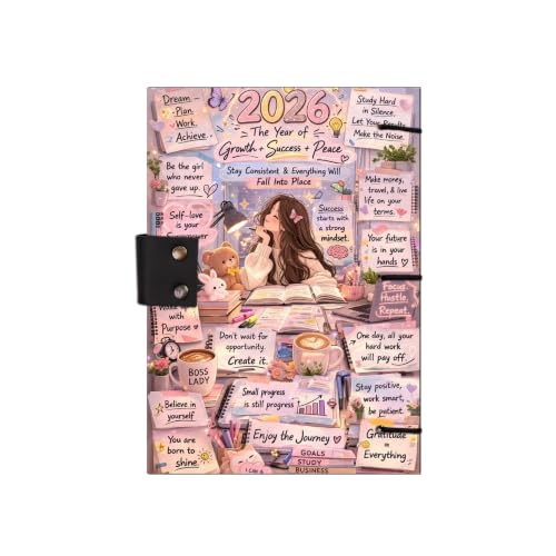 Image of 2026 Growth Diary Notebook 7x5 Inch 160 Pages Unruled Journal for Goal Planning