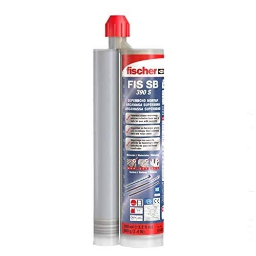 Taco químico para ladrillo y hormigón fischer FIS SB 390 S cartucho