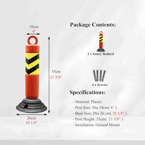 Cône de signalisation réfléchissant et flexible pour balisage de route - 7