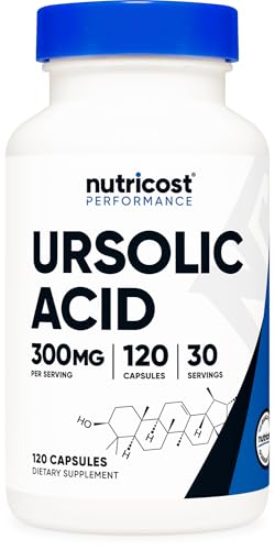 Nutricost Ursolic Acid 300mg 120 Capsules Gluten Free
