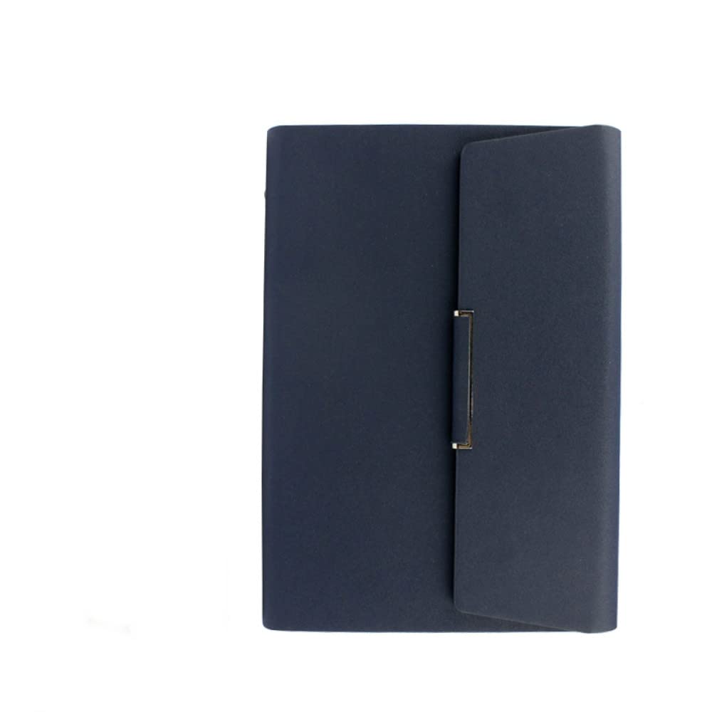 Hardcover A5 Leder Spiralblock Planer Organizer 6 Ringbuch Büromaterial Business Notizblock Notizbuch,Blau,1St