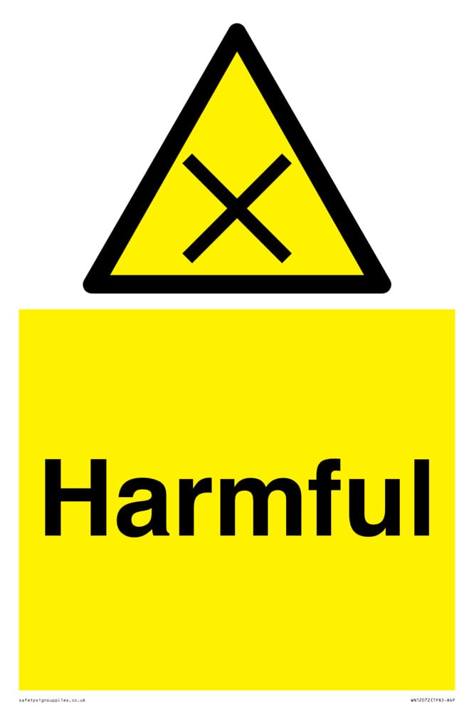 Harmful Sign - 200x300mm - A4P