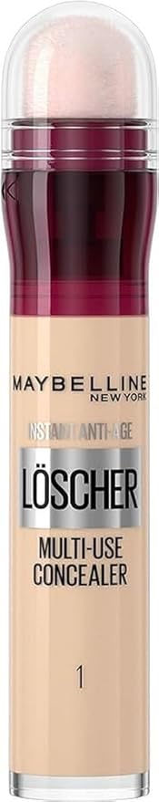 Maybelline The Eraser Eye Concealer Light antietà istantaneo da 6, 8 ml, la confezione può variare