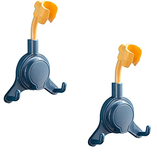 Support de pommeau de douche orientable accessoire salle de bain ventouse - 2