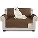 TAOCOCO Copridivano Poltrona Impermeabile Divano Protector Slipcovers (Marrone, 2 posti 120 * 190cm)