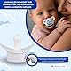 Mobiclinic ®, Schnullerthermometer baby, Europäische marke, Thermometer, Schnuller, Fieberthermometer, Mit fieberalarm, Digitales, Lcd-anzeige, Soft, Präzise technologie, Weiß