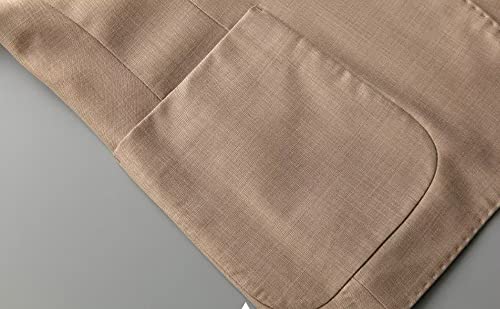 Blazer en lin à un bouton coupe ajustée et revers en pointe - 5