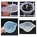 8PCS Silicone Measuring Cups for Resin 100ml 10ml - Nonstick Silicone Mixing Cups/DIY Glue Tools Epoxy Resin Cups