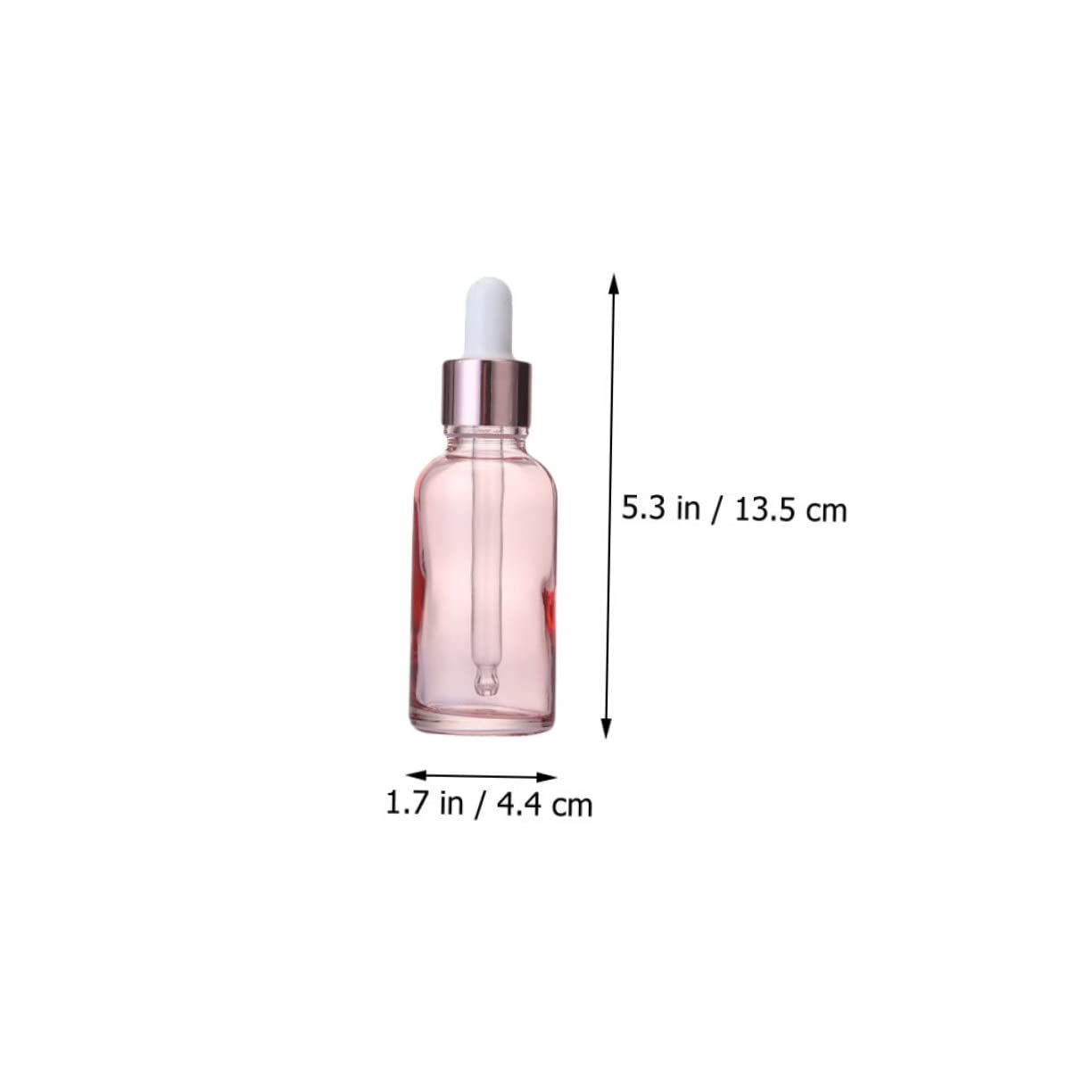 6Pcs Glass Dropper Bottles Leak Essence Liquid Containers for Perfume Essential Oils Travel Bottles with Precision Control for DIY Projects