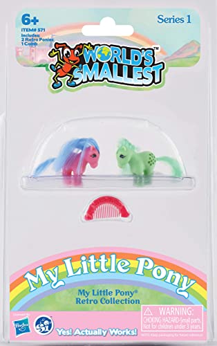 Worlds Smallest My Little Pony Retro Collection Series 1 Complete Set - Bundle #TOP4