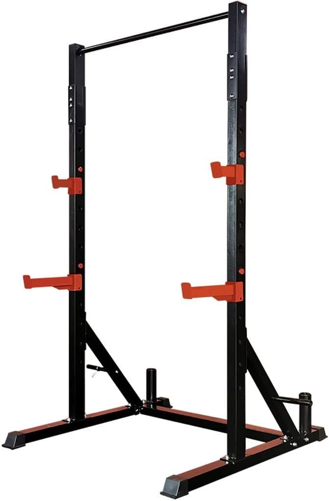 FitBox Squat Rack with Pull Up Bar with Barbell stand U-Shape Multifunctional rack for Bench Press Exercise Stand Power Rack