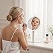Fancii Abigail Rechargeable Travel Makeup Mirror with LED Light, 8