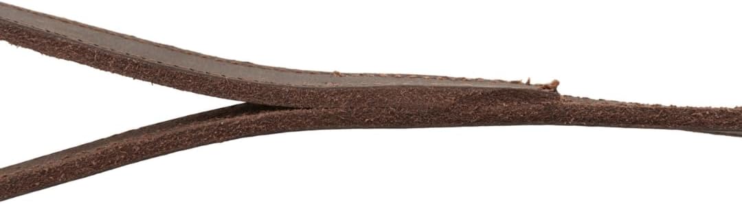 Trixie Rustic Fatleather Leash, M-L: 1.0 M/20 Mm, Dark Brown, Brown, 0.155 kg
