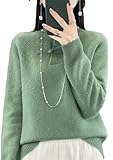 Wärme ohne aufzutragen: Genießen Sie die Vorteile eines leichten und dennoch warmen Pullovers, der Sie in den kälteren Monaten kuschelig hält, ohne Ihrem Outfit unnötige Masse hinzuzufügen