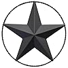 65 Black Metal Barn Star Wall Decor Wall Art for Farmhouse Western Rustic Homes Outside or Inside of House Decorations