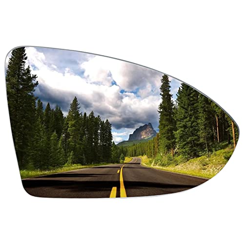 LOIYLLEN Passenger Side Mirror Replacement for Volkswagen VW Golf MK7, GTI, R, SportWagen, Alltrack, Jetta - Right Heated Mirrors Glass