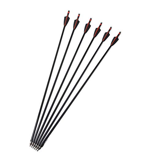 32 Inch Carbon Arrows Spine Hunting Arrows Targeting Arrow With Replaceable arrows For Recurve Bow Compound Bow Outdoor Hunting,B