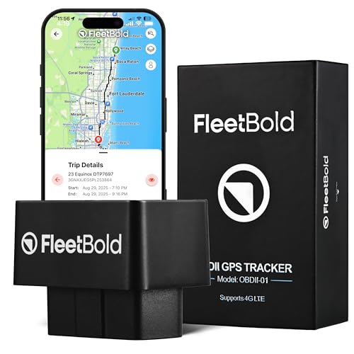 GPS Tracker for Vehicles OBD2 4G Real-Time OBD2 Tracking for Cars, Vehicles, Trucks, Turo Hosts, Car Rentals & Fleet Operators, Plug&Play, Geo-Fence, Trip History, Smart Alerts. Global Coverage (1)