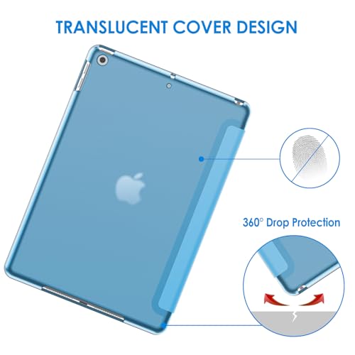 Image of JETech Case for iPad 10.2-Inch (2021 /2020 /2019 Model, 9 /8 /7 Generation), Auto Wake /Sleep Cover (Blue)