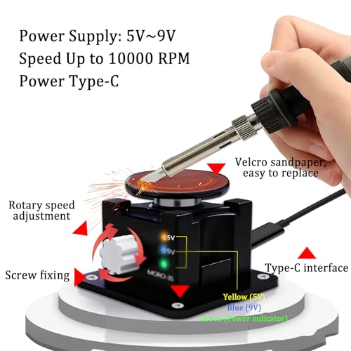 Mini amoladora de banco para afilar cuchillas sin cables 4