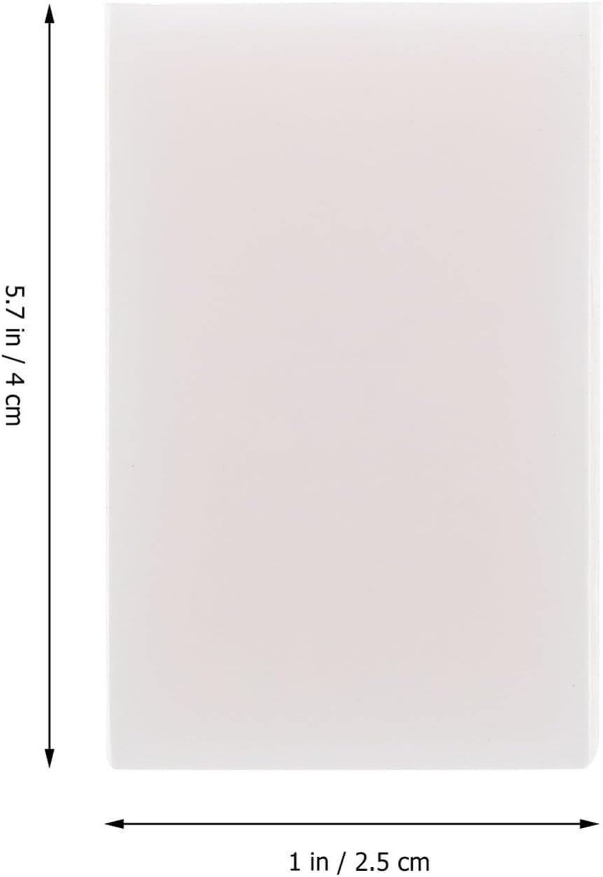 4pcs TPR Carving Blocks Rubber Crafts Material for Stamp Carving, Easy to Operate with Good Material, Simple Design in White, for Newspapers and Printer Transfer